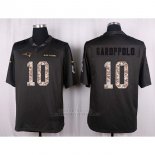 Camiseta New England Patriots Garoppolo Apagado Gris Nike Anthracite Salute To Service NFL Hombre