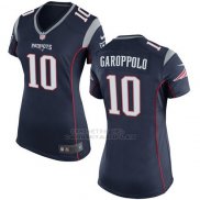 Camiseta New England Patriots Garoppolo Negro Nike Game NFL Mujer