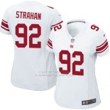 Camiseta New York Giants Strahan Blanco Nike Game NFL Mujer