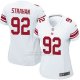 Camiseta New York Giants Strahan Blanco Nike Game NFL Mujer