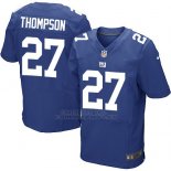 Camiseta New York Giants Thompson Azul Nike Elite NFL Hombre