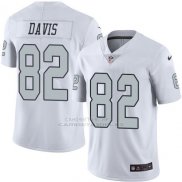 Camiseta Oakland Raiders Davis Blanco Nike Legend NFL Hombre