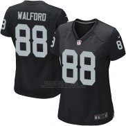 Camiseta Philadelphia Eagles Walford Negro Nike Game NFL Mujer
