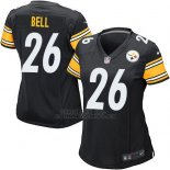Camiseta Pittsburgh Steelers Bell Negro Nike Game NFL Mujer