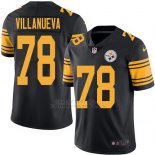 Camiseta Pittsburgh Steelers Villanueva Negro Nike Legend NFL Hombre