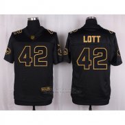 Camiseta San Francisco 49ers Lott Negro Nike Elite Pro Line Gold NFL Hombre