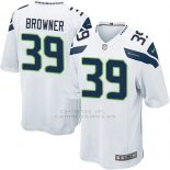 Camiseta Seattle Seahawks Browner Blanco Nike Game NFL Nino