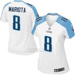 Camiseta Tennessee Titans Mariota Blanco Nike Game NFL Mujer