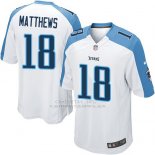 Camiseta Tennessee Titans Matthews Blanco Nike Game NFL Nino