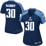 Camiseta Tennessee Titans McCourty Azul Oscuro Nike Game NFL Mujer