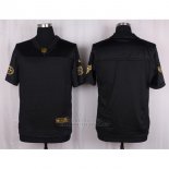 Camiseta Tennessee Titans Negro Nike Elite Pro Line Gold NFL Hombre