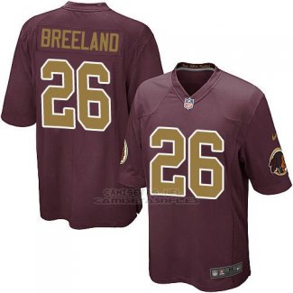 Camiseta Washington Commanders Breeland Marron Nike Game NFL Hombre