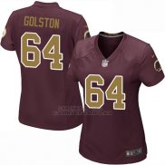 Camiseta Washington Commanders Golston Marron Nike Game NFL Mujer