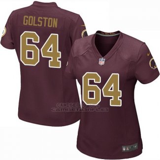 Camiseta Washington Commanders Golston Marron Nike Game NFL Mujer
