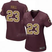 Camiseta Washington Commanders Hall Marron Nike Game NFL Mujer