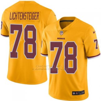 Camiseta Washington Commanders Lichtensteiger Amarillo Nike Legend NFL Hombre