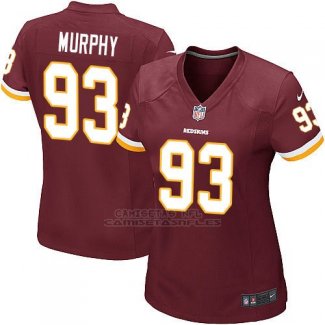 Camiseta Washington Commanders Murphy Rojo Nike Game NFL Marron Mujer