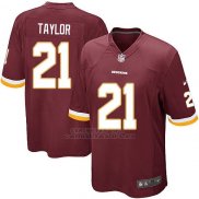 Camiseta Washington Commanders Taylor Rojo Nike Game NFL Marron Hombre