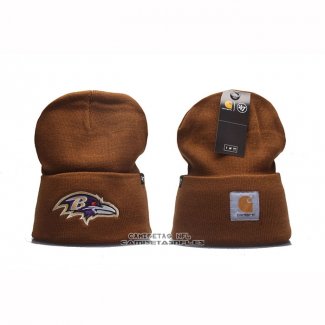 Gorro Beanie Baltimore Ravens Carhartt x '47 Marron