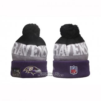 Gorro Beanie Baltimore Ravens Sideline Negro