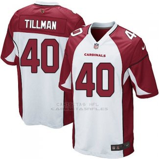 Camiseta Arizona Cardinals Tillman Blanco Rojo Nike Game NFL Hombre