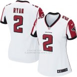 Camiseta Atlanta Falcons Ryan Blanco Nike Game NFL Mujer