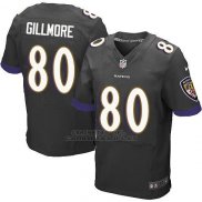 Camiseta Baltimore Ravens Gillmore Negro Nike Elite NFL Hombre