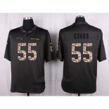 Camiseta Baltimore Ravens Suggs Apagado Gris 2016 Nike Anthracite Salute To Service NFL Hombre