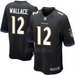 Camiseta Baltimore Ravens Wallace Negro Nike Game NFL Hombre