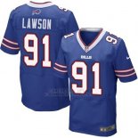 Camiseta Buffalo Bills Lawson Azul Nike Elite NFL Hombre
