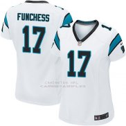 Camiseta Carolina Panthers Funchess Blanco Nike Game NFL Mujer