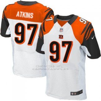 Camiseta Cincinnati Bengals Atkins Blanco Nike Elite NFL Hombre