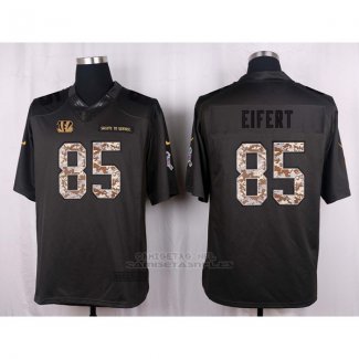 Camiseta Cincinnati Bengals Eifert Apagado Gris Nike Anthracite Salute To Service NFL Hombre