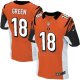 Camiseta Cincinnati Bengals Green Naranja Nike Elite NFL Hombre