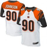 Camiseta Cincinnati Bengals Johnson Blanco Nike Elite NFL Hombre