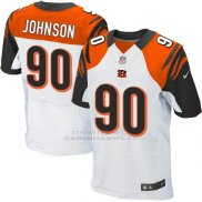 Camiseta Cincinnati Bengals Johnson Blanco Nike Elite NFL Hombre