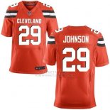 Camiseta Cleveland Browns Johnson Rojo Nike Elite NFL Hombre