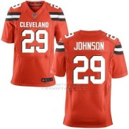 Camiseta Cleveland Browns Johnson Rojo Nike Elite NFL Hombre