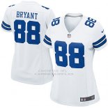 Camiseta Dallas Cowboys Bryant Blanco Nike Game NFL Mujer