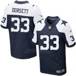 Camiseta Dallas Cowboys Dorsett Profundo Azul y Blanco Nike Elite NFL Hombre