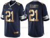 Camiseta Dallas Cowboys Flliott Profundo Azul Nike Gold Game NFL Hombre