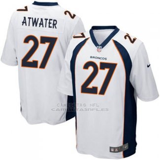 Camiseta Denver Broncos Atwater Blanco Nike Game NFL Hombre