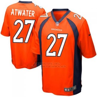 Camiseta Denver Broncos Atwater Naranja Nike Game NFL Nino