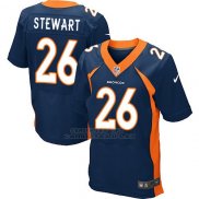 Camiseta Denver Broncos Stewart Azul Nike Elite NFL Hombre