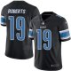 Camiseta Detroit Lions Roberts Negro Nike Legend NFL Hombre