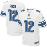 Camiseta Detroit Lions Ross Blanco Nike Elite NFL Hombre