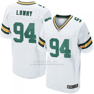 Camiseta Green Bay Packers Lowry Blanco 2016 Nike Elite NFL Hombre