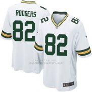 Camiseta Green Bay Packers Rodgers Blanco Nike Game NFL Nino