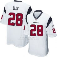Camiseta Houston Texans Blue Blanco Nike Game NFL Hombre