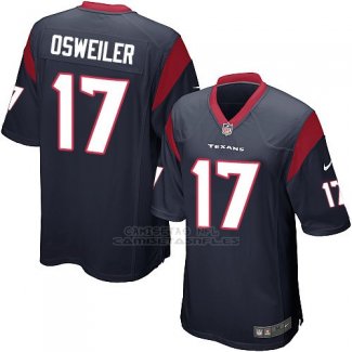 Camiseta Houston Texans Osweiler Negro Nike Game NFL Nino